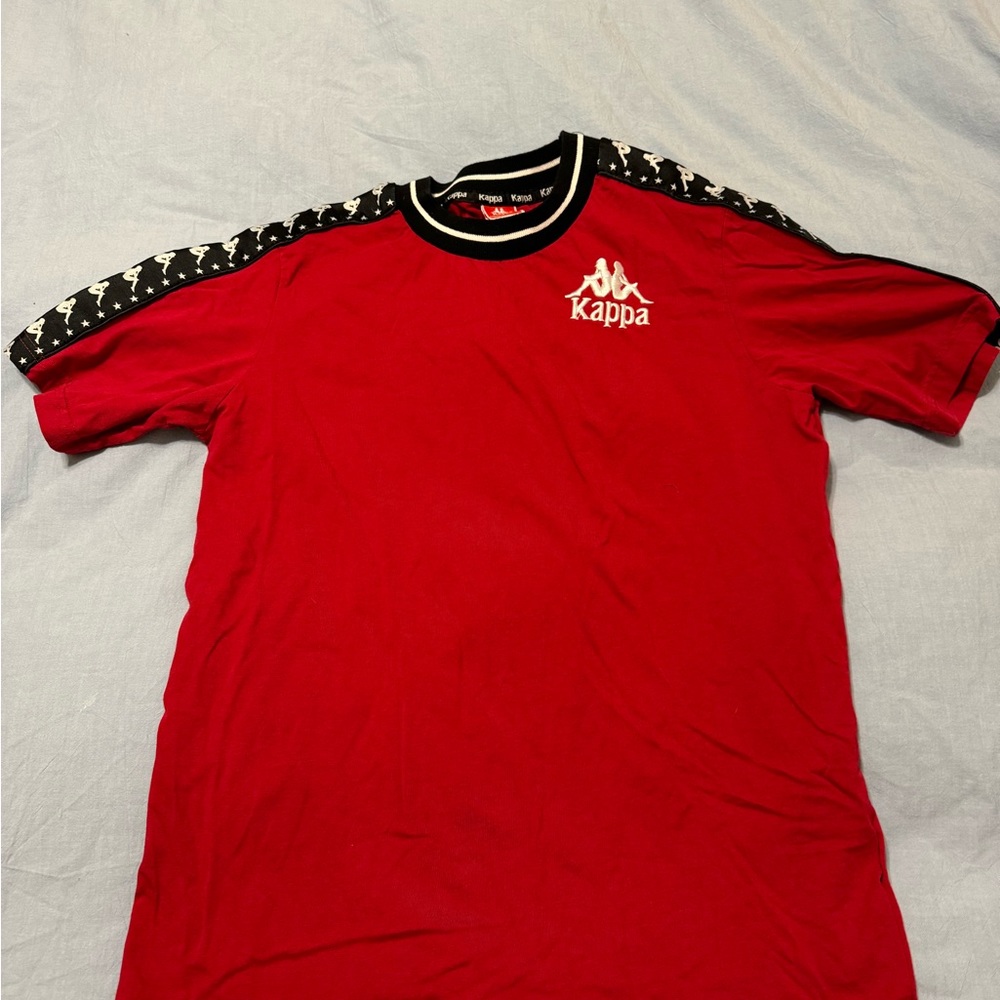Red kappa tee
